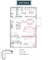 1523sqft 2 Bedroom w/Balcony